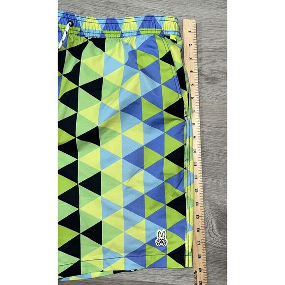 Psycho Bunny Men's Board Shorts Online Sz XXL Colorful Swim Trunks - Picture 8 of 8